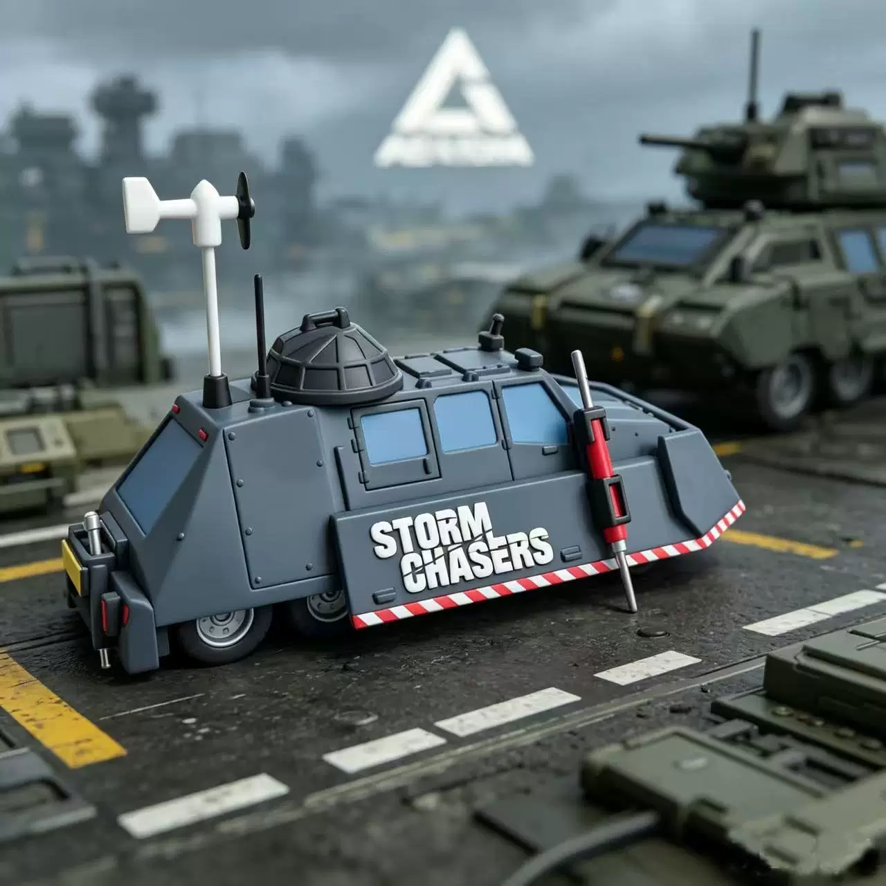 3D Printing Diecast Cars - Model Kendaraan Penangkap Badai TIV2 Tornado