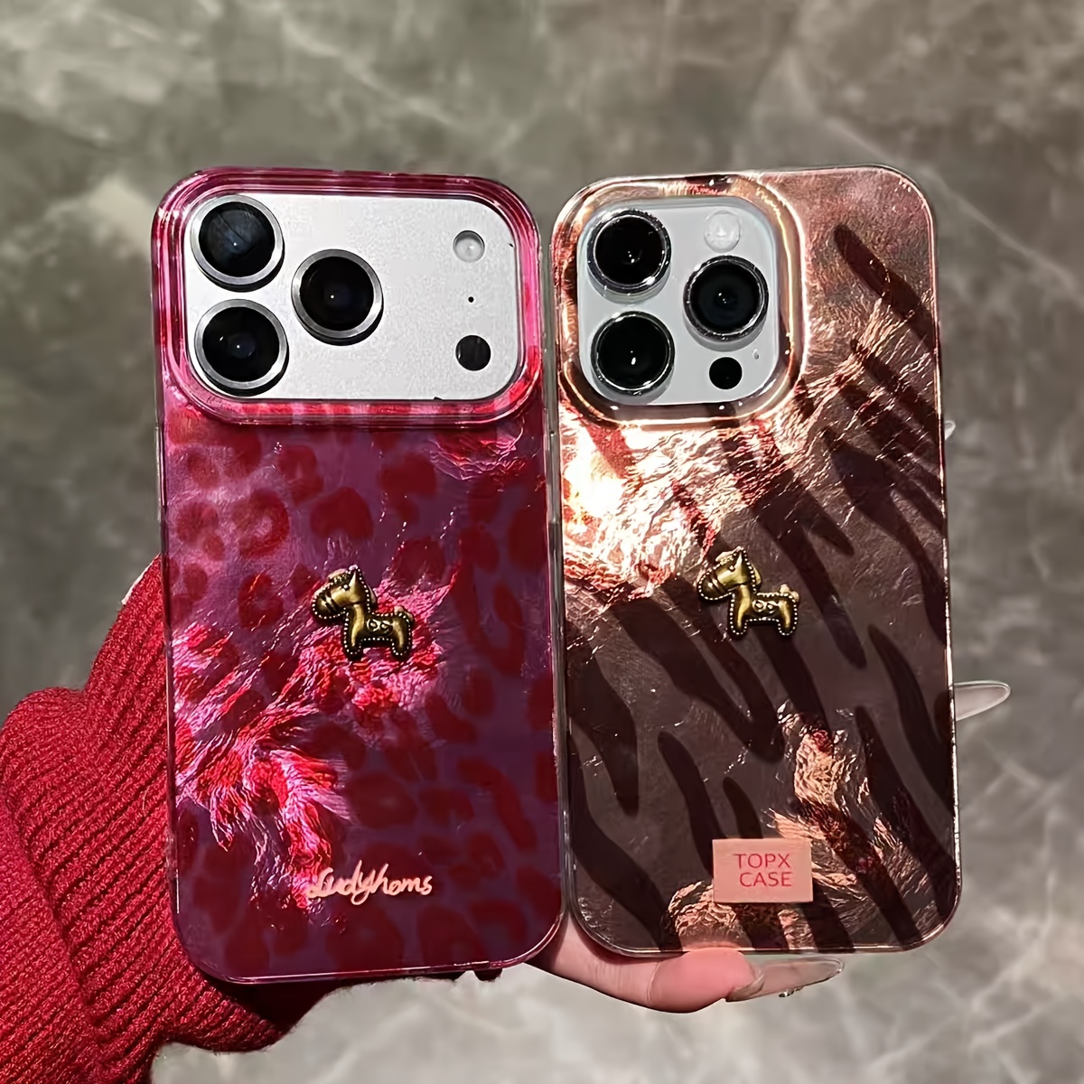 3D Printing Case - Casing Ponsel Motif Macan Tutul 3D