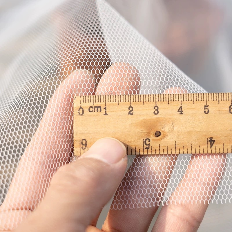 3D Printing On Fabric - Kain Jaring Keras 1Meter Kain Jaring
