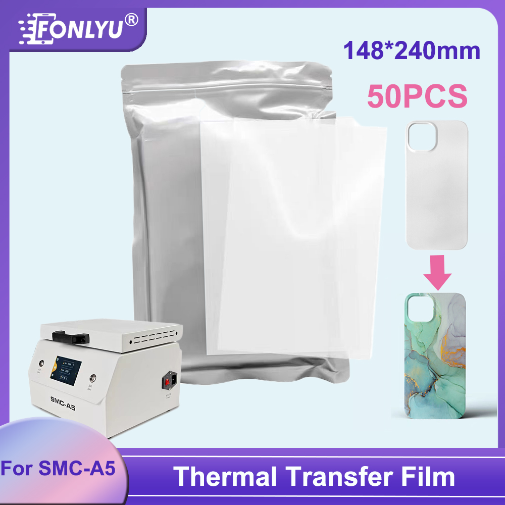 3D Printing Case - Fonlyu 50 buah 3D sublimasi Film