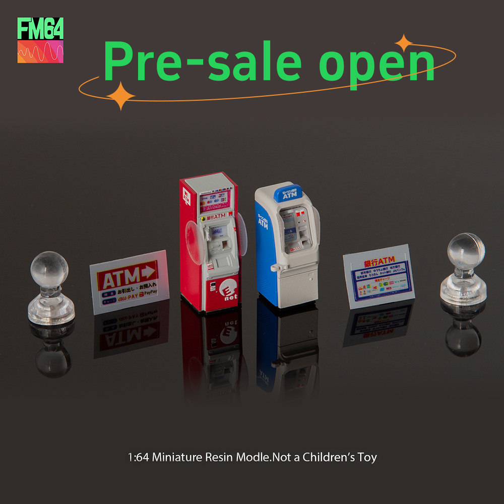 3D Printing Diecast Cars - Kicarmod 1:64 Mesin ATM Toko Serba