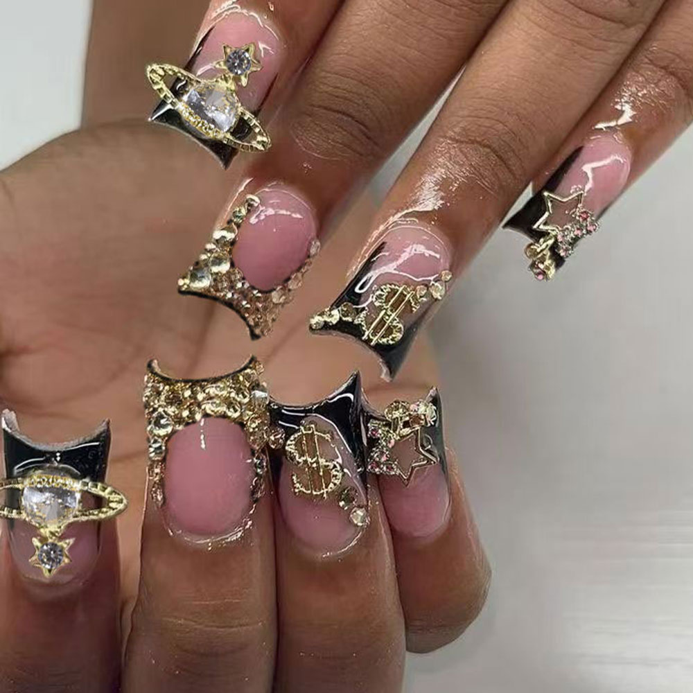 3D Printing Nails - 24 buah kuku palsu bergaya Y2K