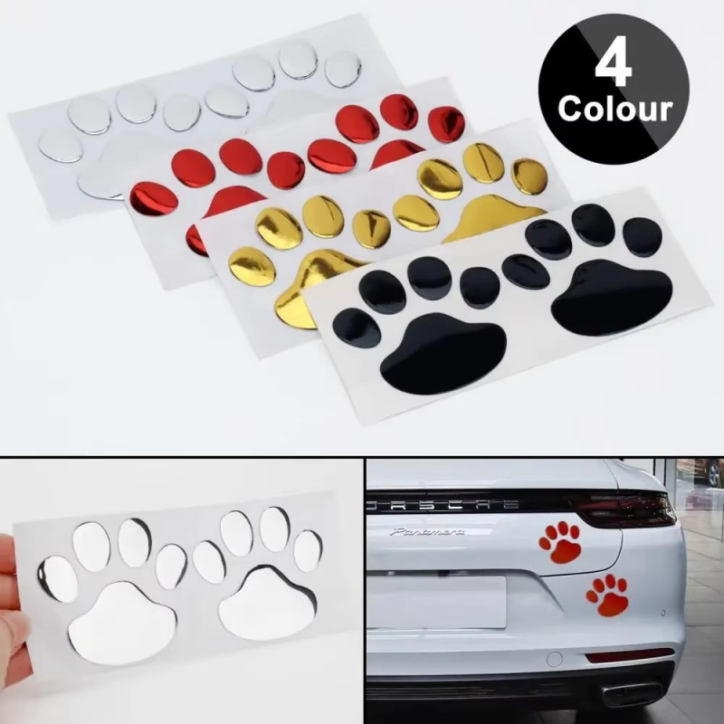 3D Printing Quote - 1/4 Pasang Stiker 3D Cakar Hewan