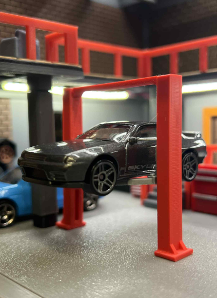 Rak Parkir Satu Lapis 3D Print - 3D Printing Diecast Cars ulasan dan harga