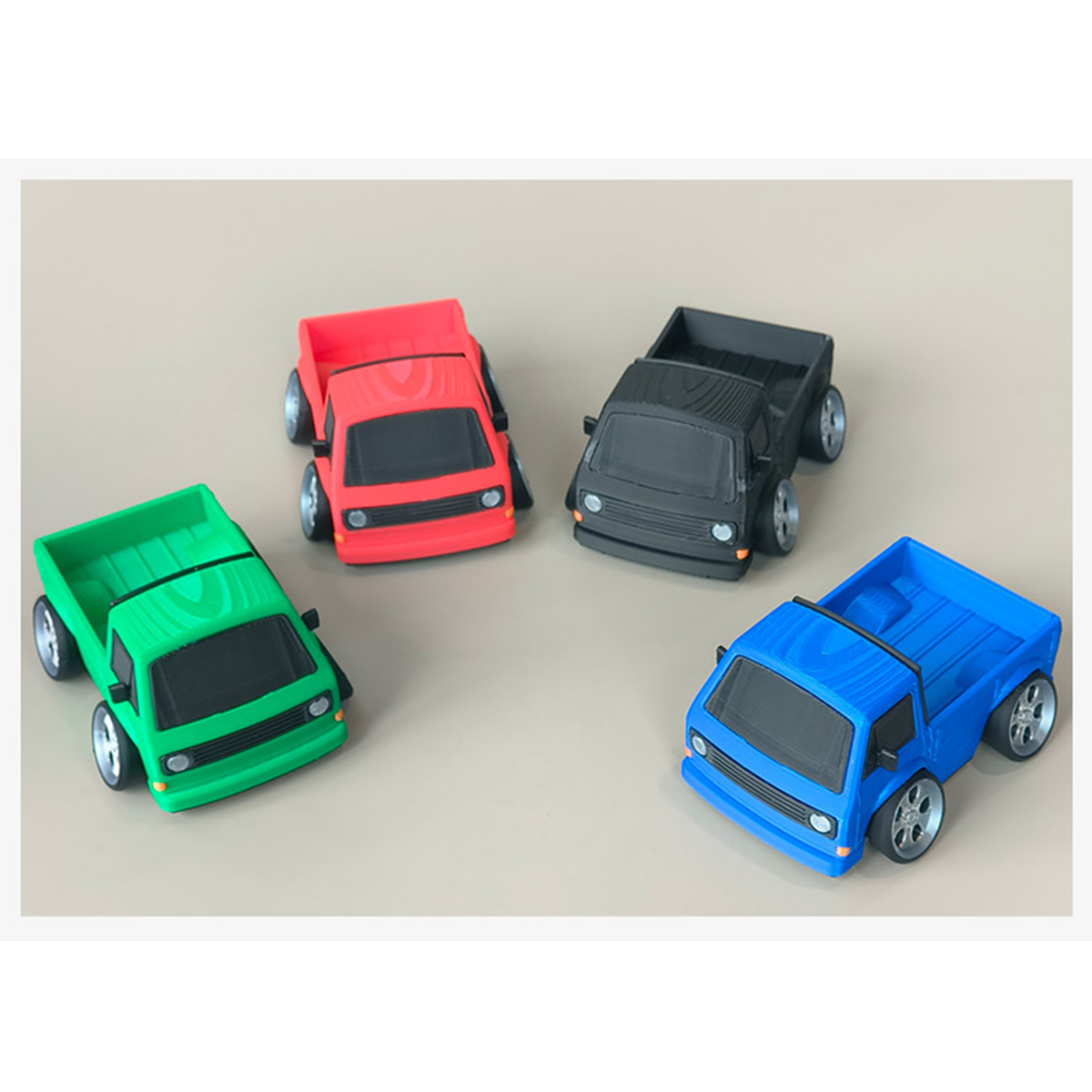 Truk Pickup Retro T3 Model Mai - 3D Printing Diecast Cars ulasan dan harga