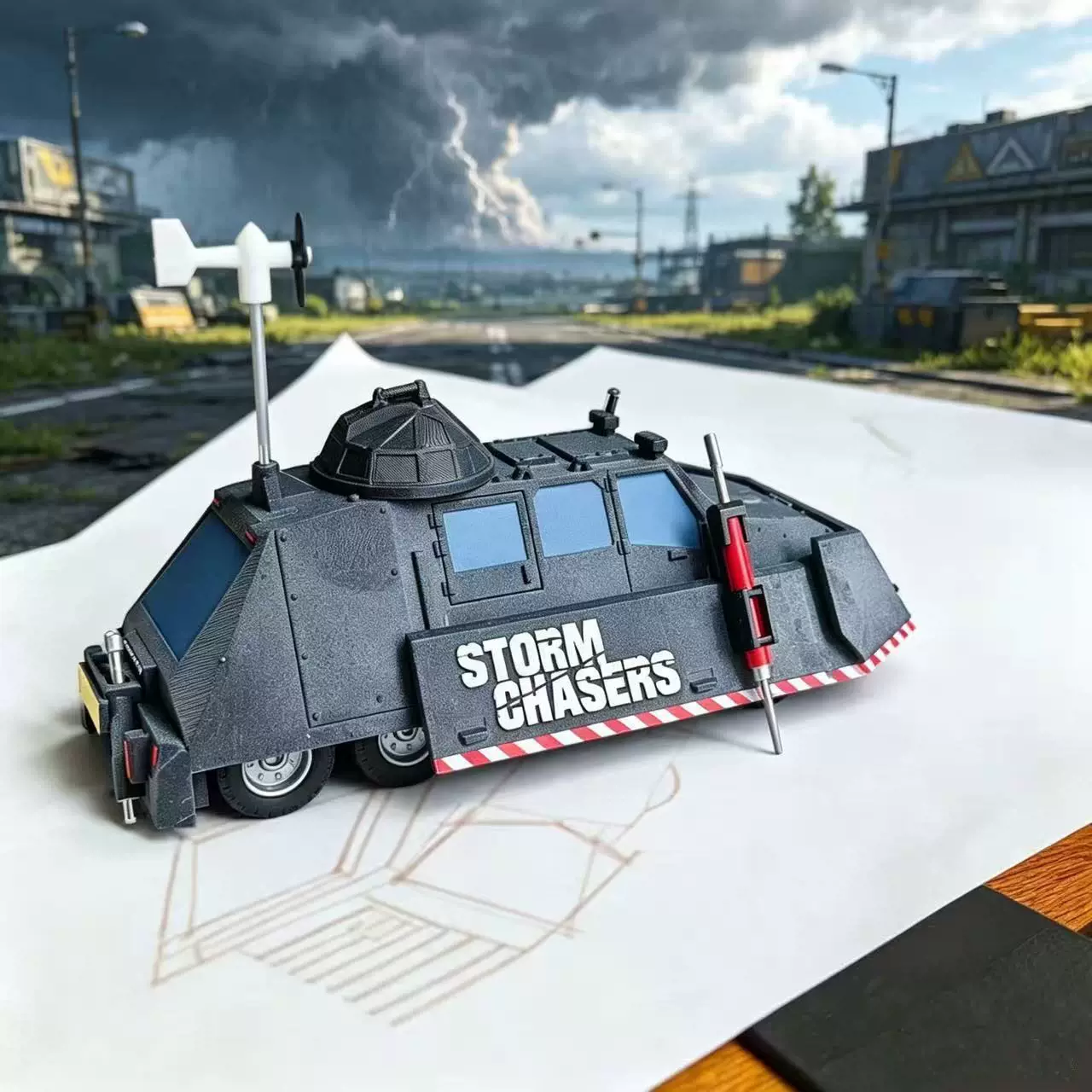 Model Kendaraan Penangkap Bada - 3D Printing Diecast Cars ulasan dan harga