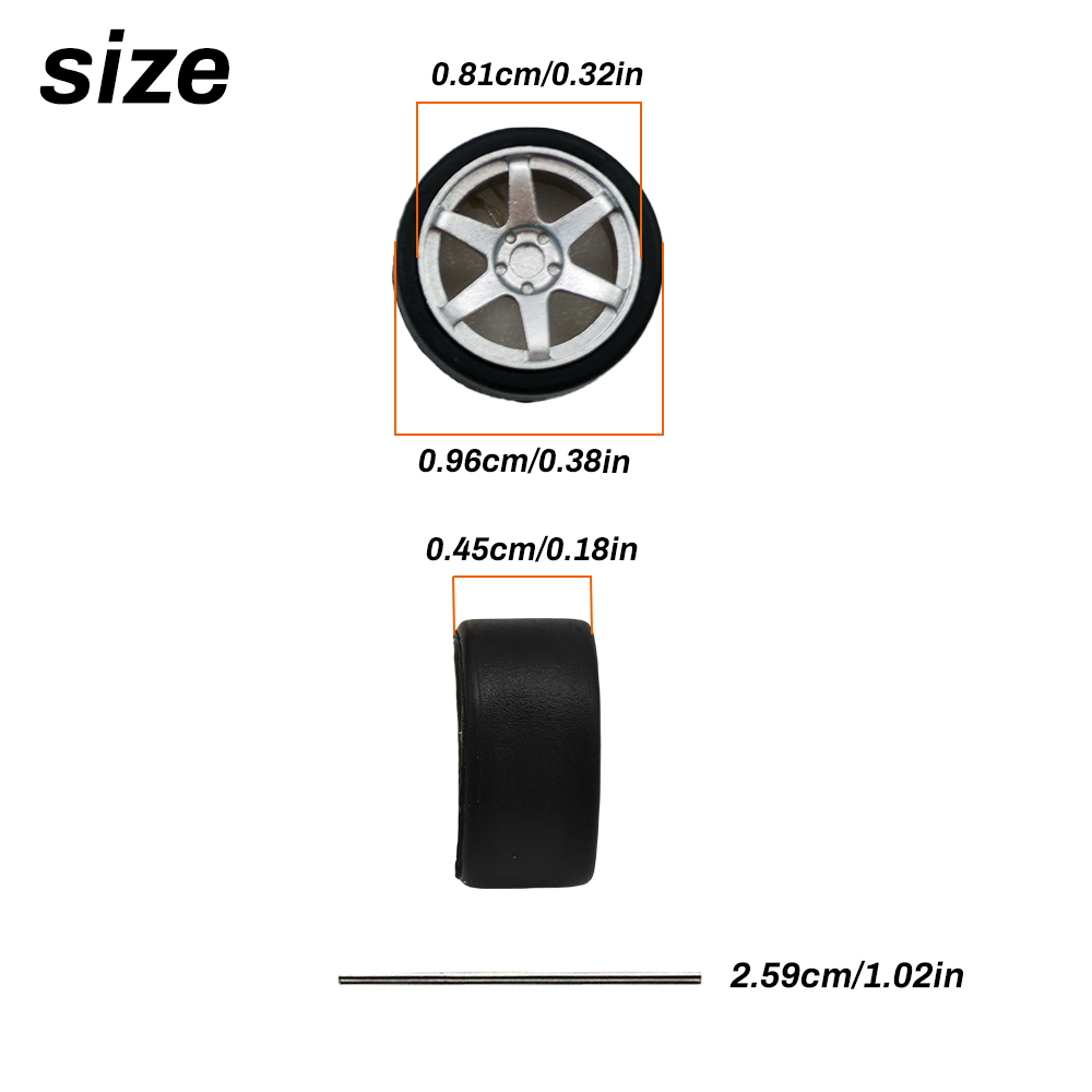 Velg Mobil Model Skala 1:64 4p - 3D Printing Diecast Cars ulasan dan harga