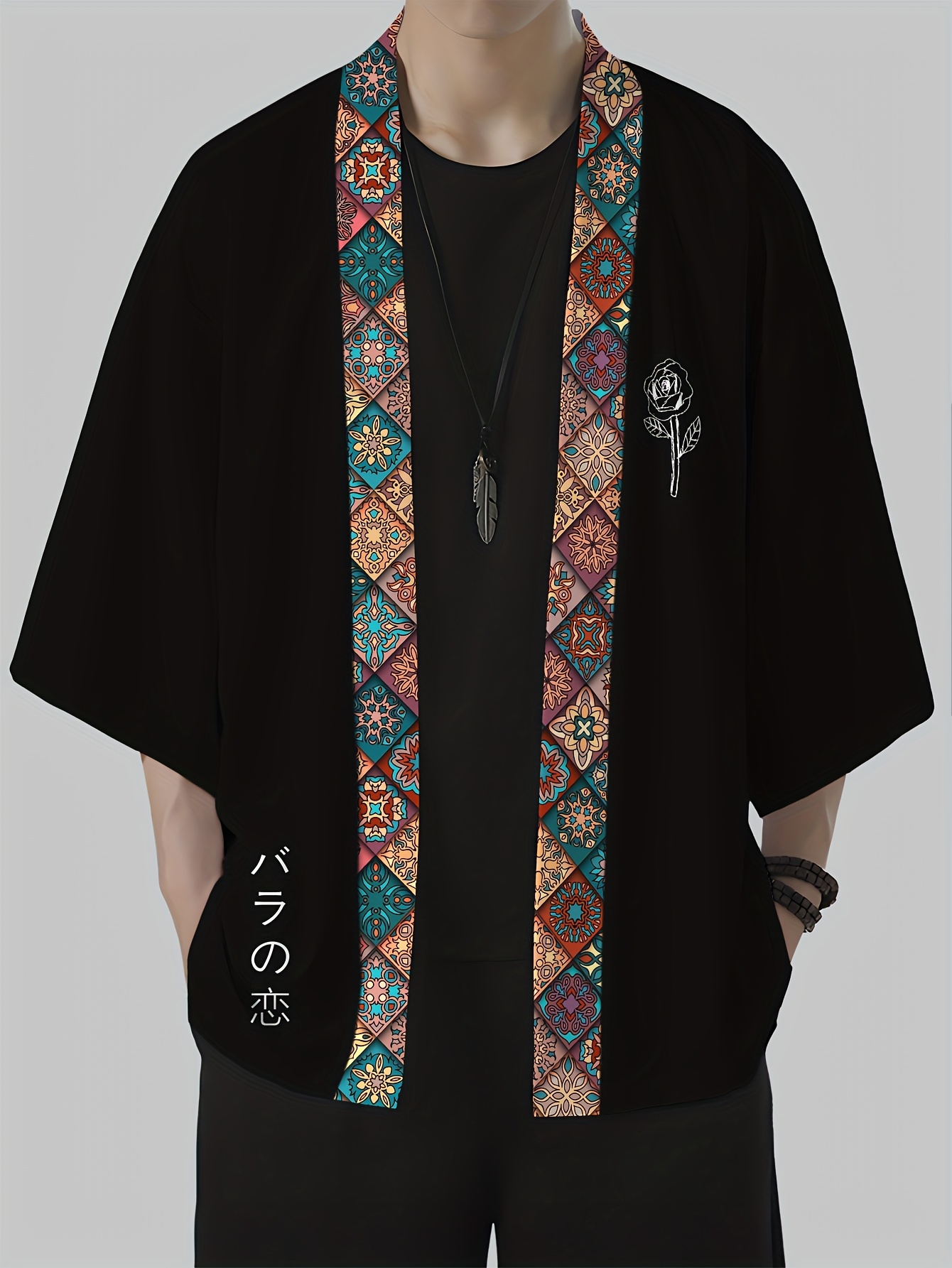 Kimono Pria Musim Panas 2026 D - 3D Printing Design ulasan dan harga