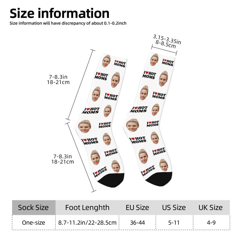 Kaus Kaki Kustom I Love Hot Mo - 3D Printing Design ulasan dan harga