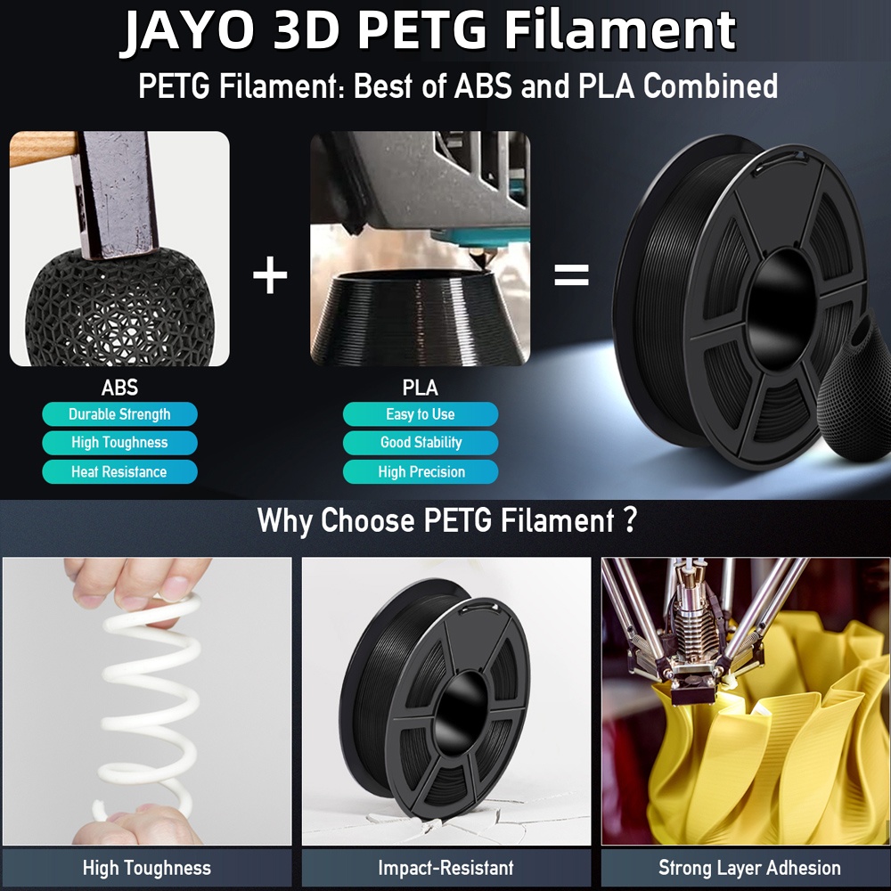 JAYO 5 Gulungan Printer 3D PLA - 3D Printing Design ulasan dan harga