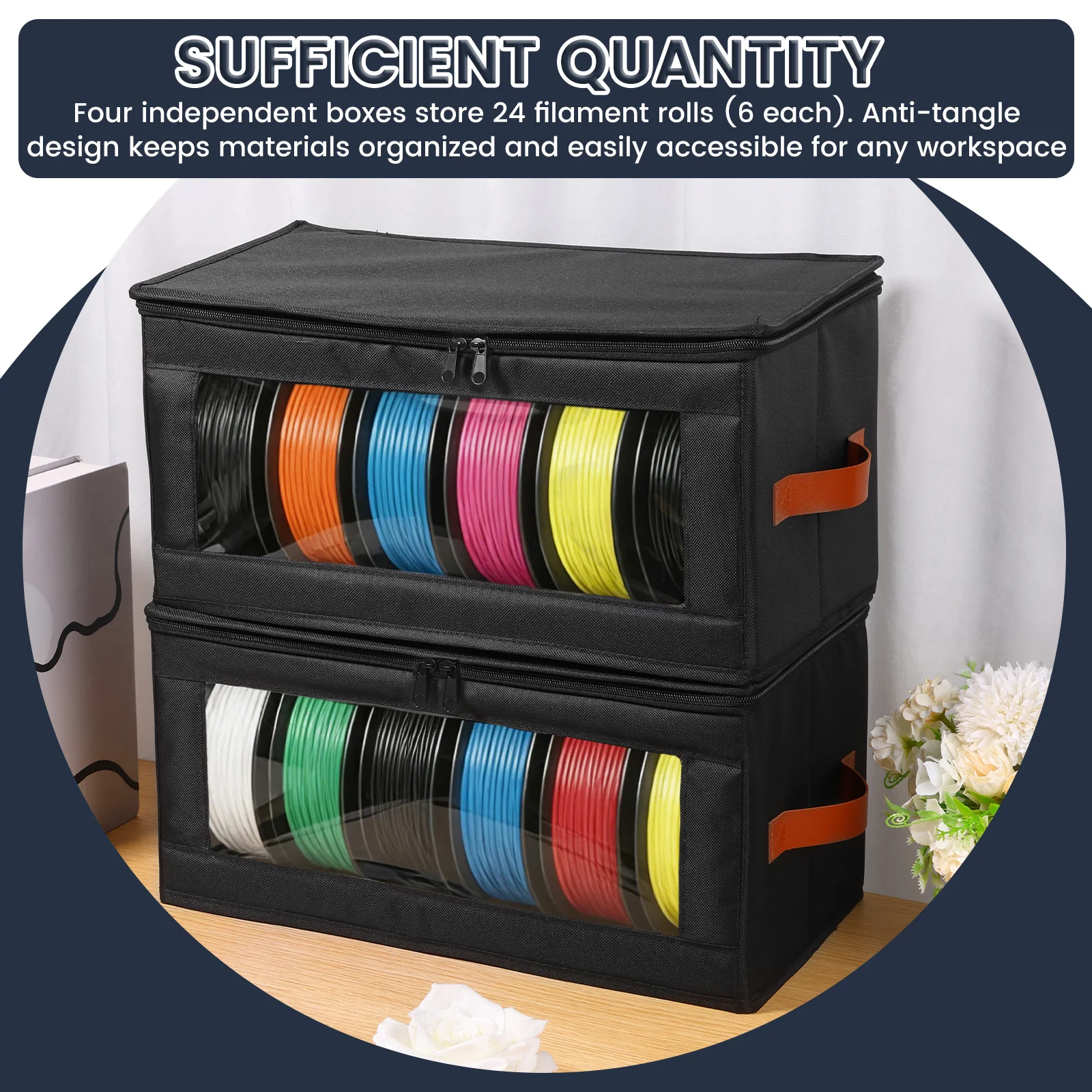 4 Buah Kotak Penyimpanan Filam - 3D Printing Deck Box ulasan dan harga