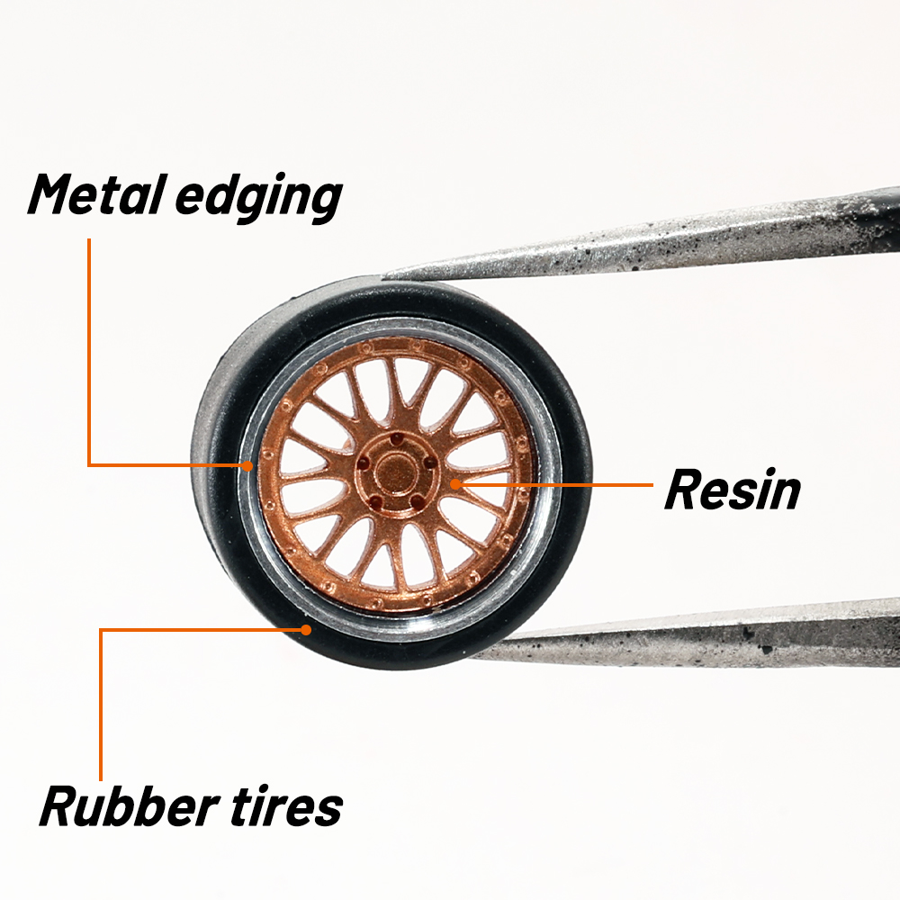 Velg Mobil Model Skala 1:64 4p - 3D Printing Diecast Cars ulasan dan harga