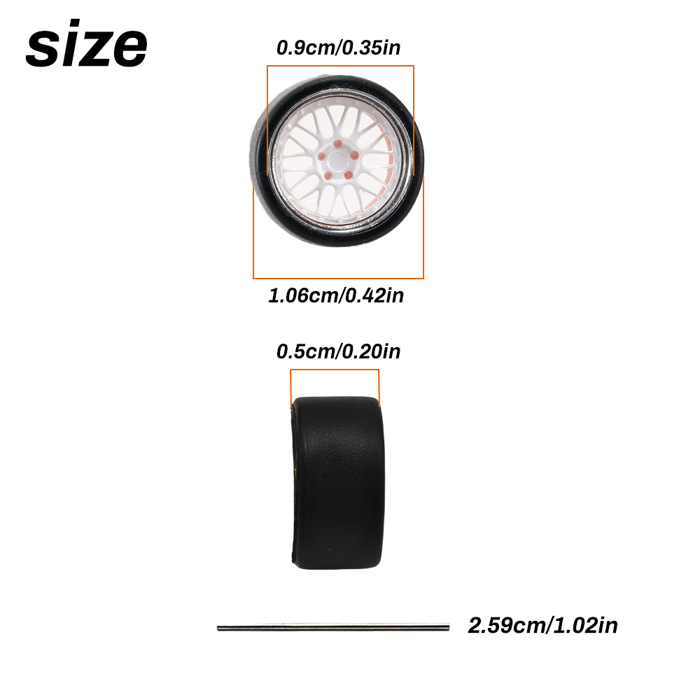 Velg Mobil Model Skala 1:64 4p - 3D Printing Diecast Cars ulasan dan harga