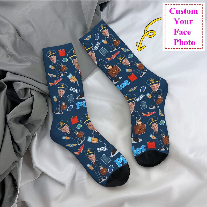 Kaos Kaki Pria Unik Motif Pilo - 3D Printing Design ulasan dan harga
