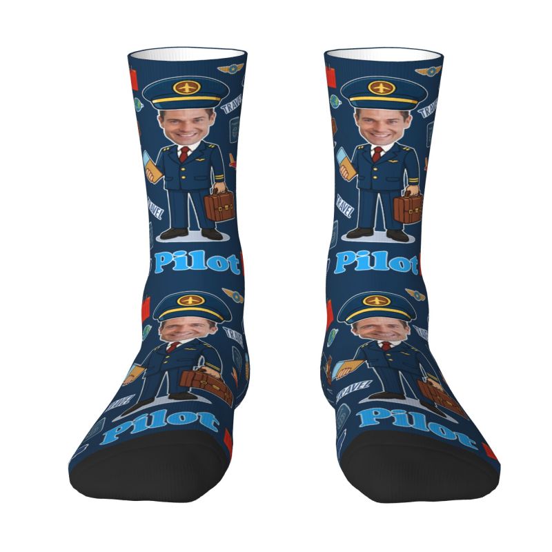 Kaos Kaki Pria Unik Motif Pilo - 3D Printing Design ulasan dan harga