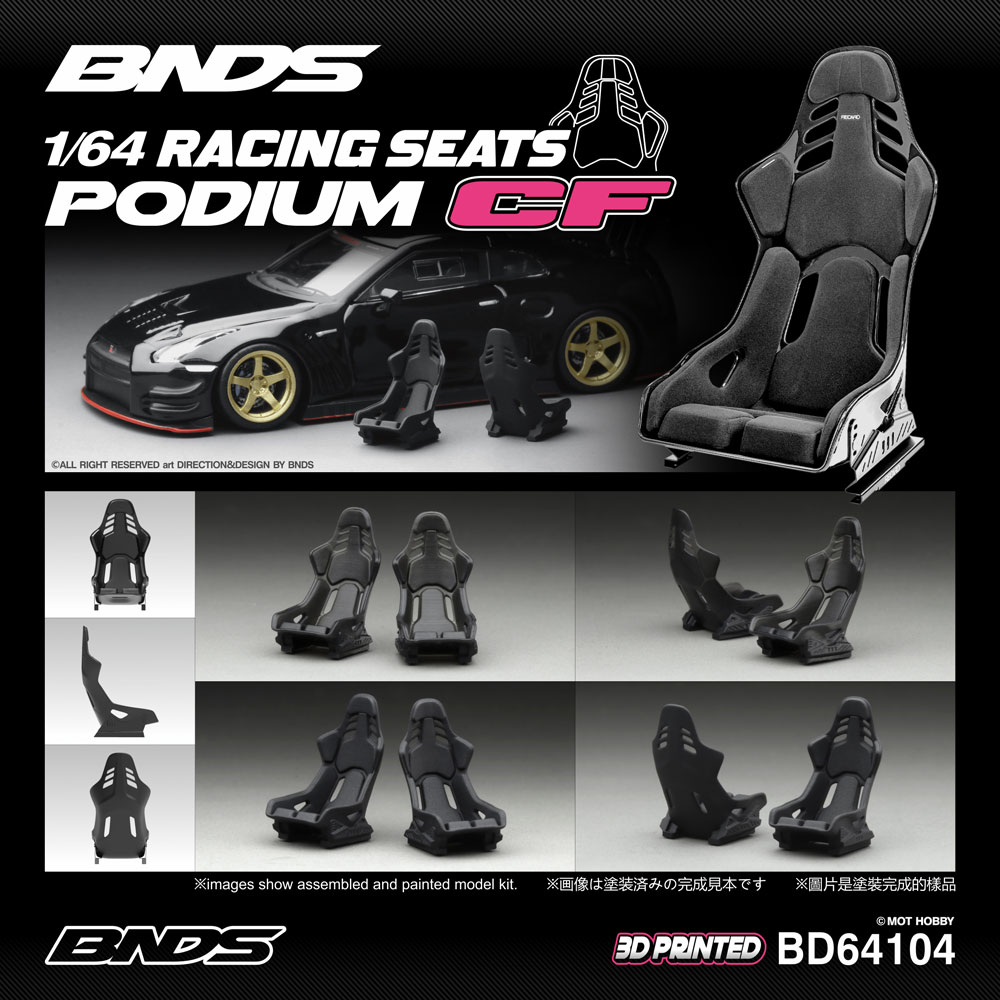 BNDS 1/64 Kursi Balap Tanpa Ca - 3D Printing Diecast Cars ulasan dan harga