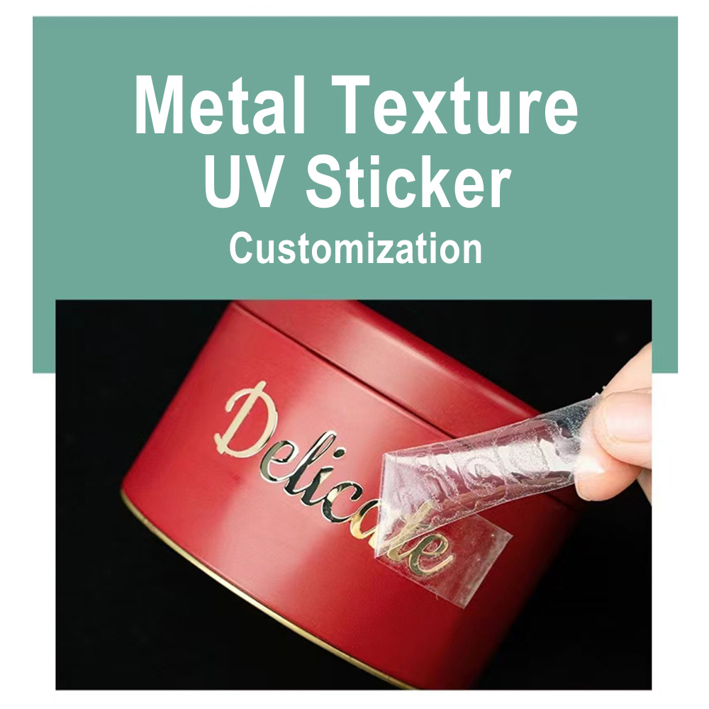 30 buah stiker UV kustom LOGO  - 3D Printing Quote ulasan dan harga