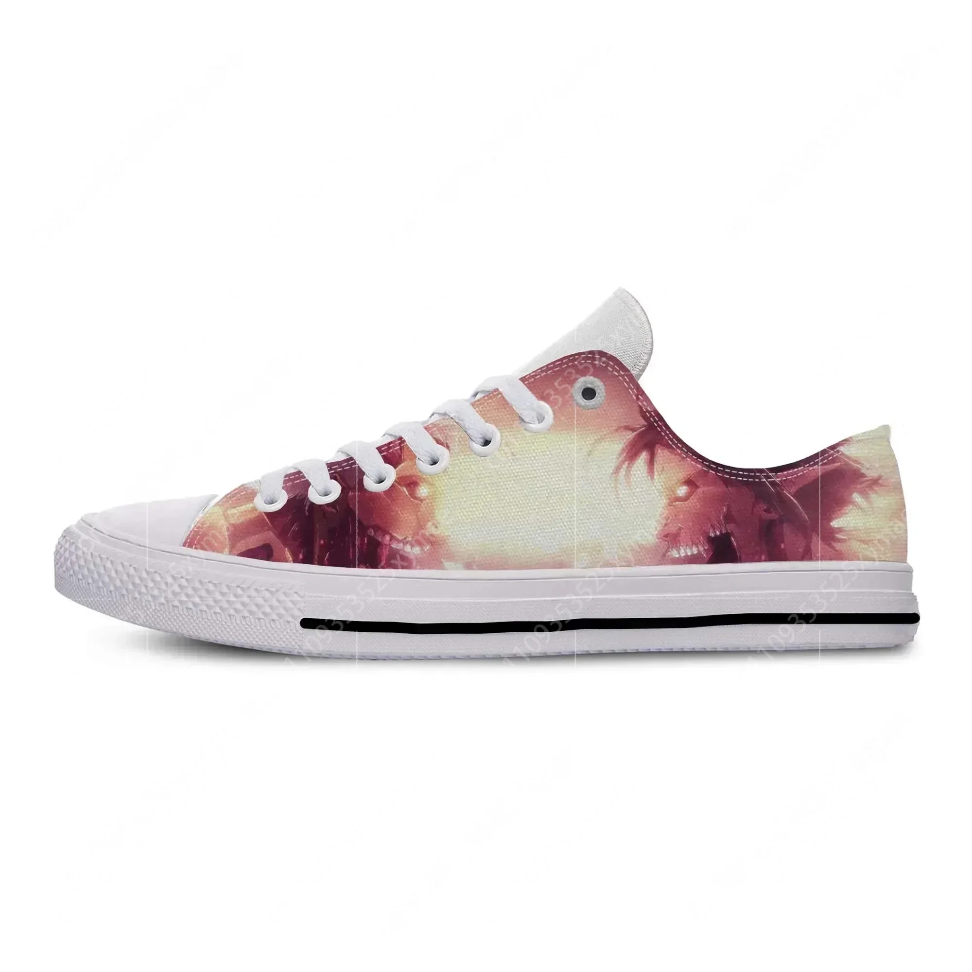 Sepatu Kanvas Low Top Fashion  - 3D Printing On Fabric ulasan dan harga