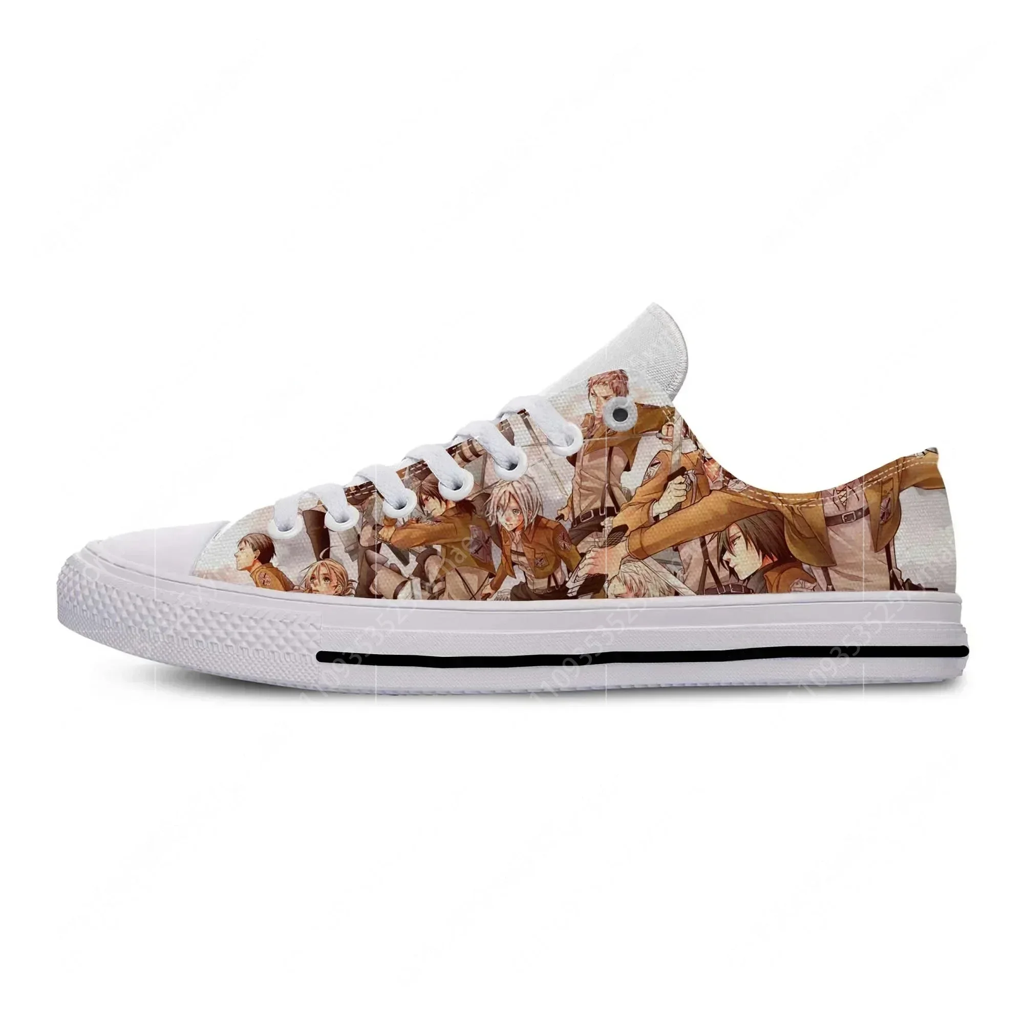 Sepatu Kanvas Low Top Fashion  - 3D Printing On Fabric ulasan dan harga