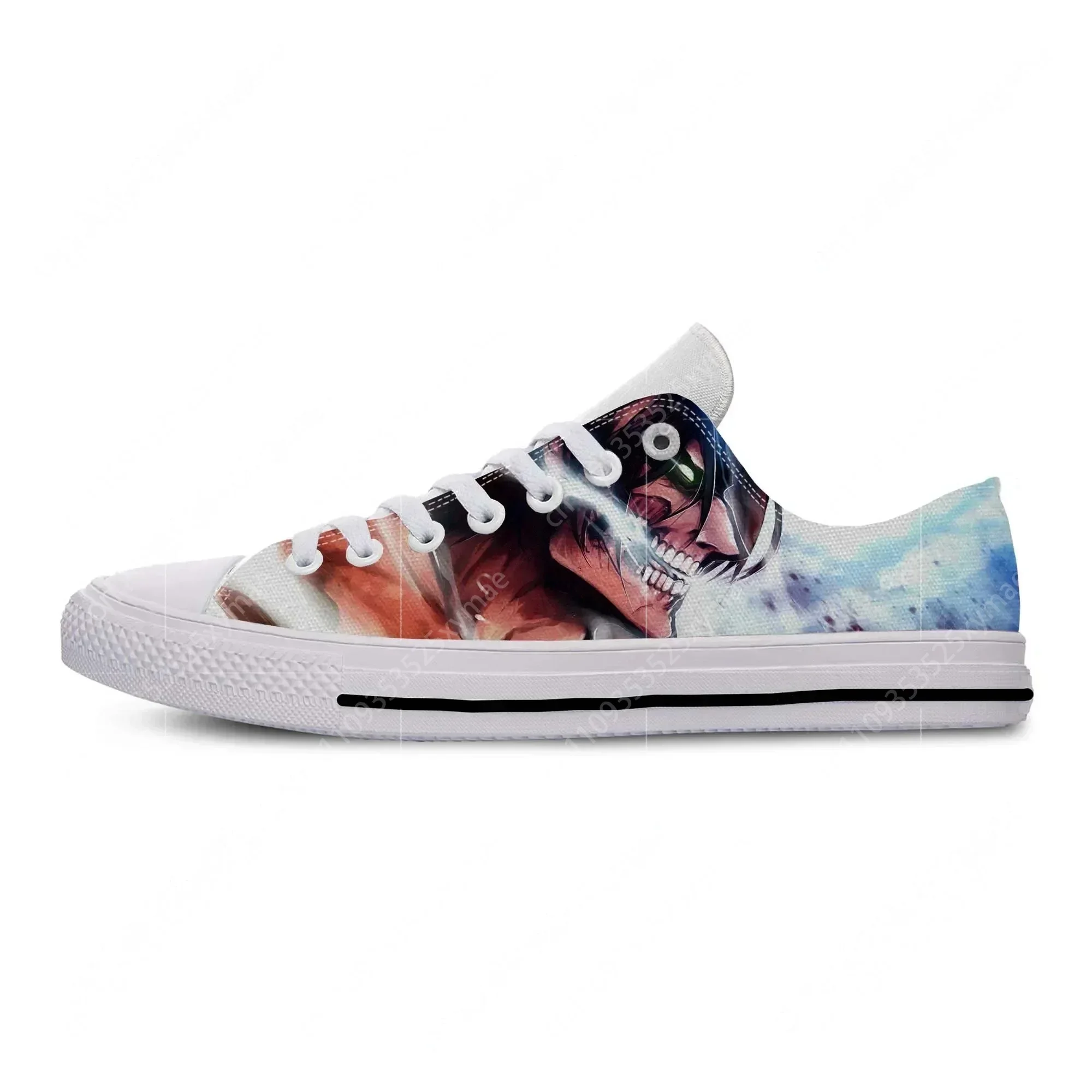 Sepatu Kanvas Low Top Fashion  - 3D Printing On Fabric ulasan dan harga