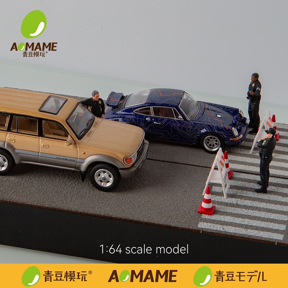 1/64 Set Figur Resin Polisi LA - 3D Printing Diecast Cars ulasan dan harga