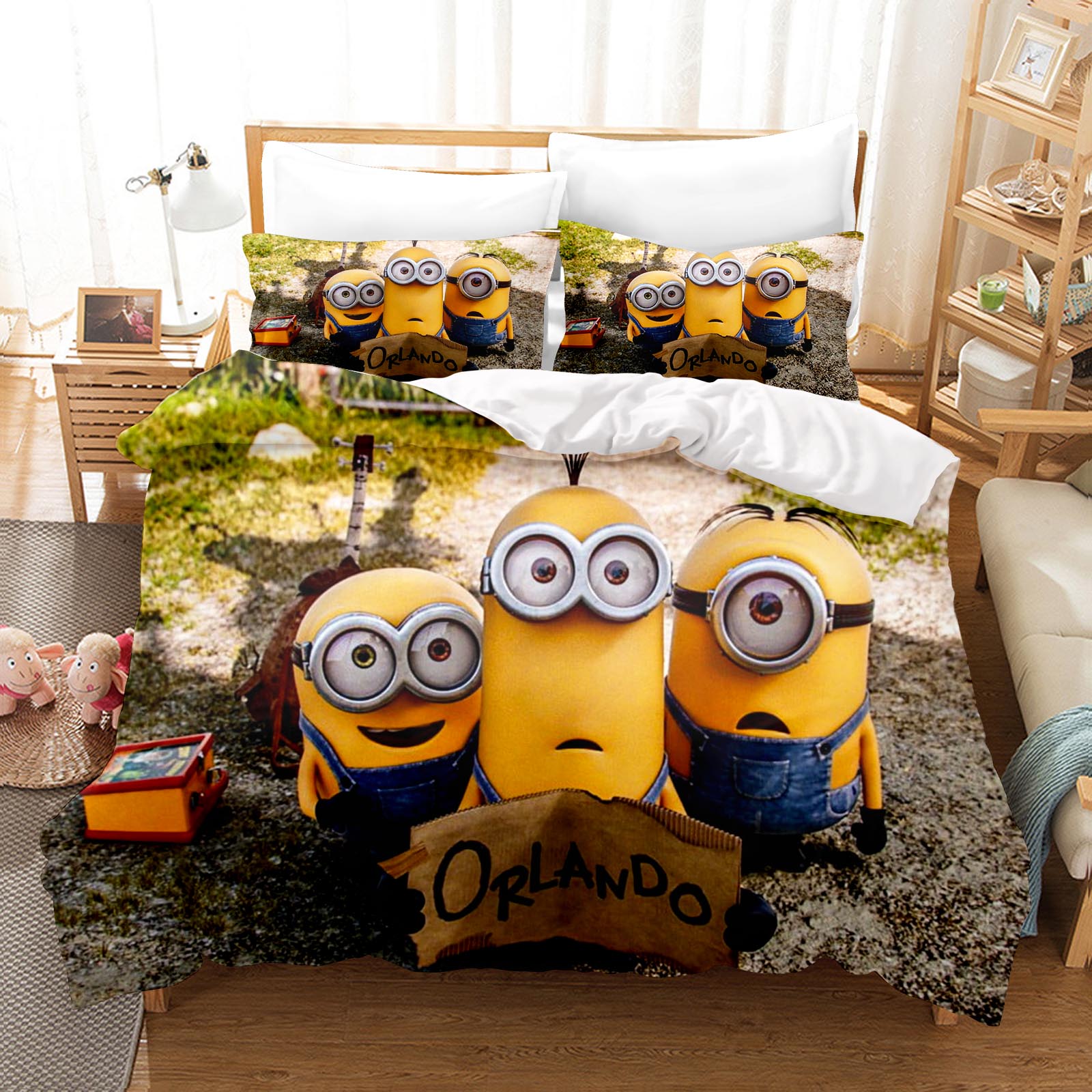 Set Sprei Seri Peanuts, Selimu - 3D Printing On Fabric ulasan dan harga