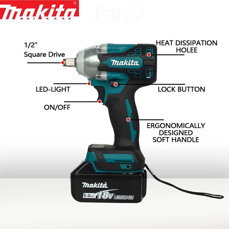 MAKITA DTW300Z Kunci Impack Ba - Makita Drill Dtw300 ulasan dan harga
