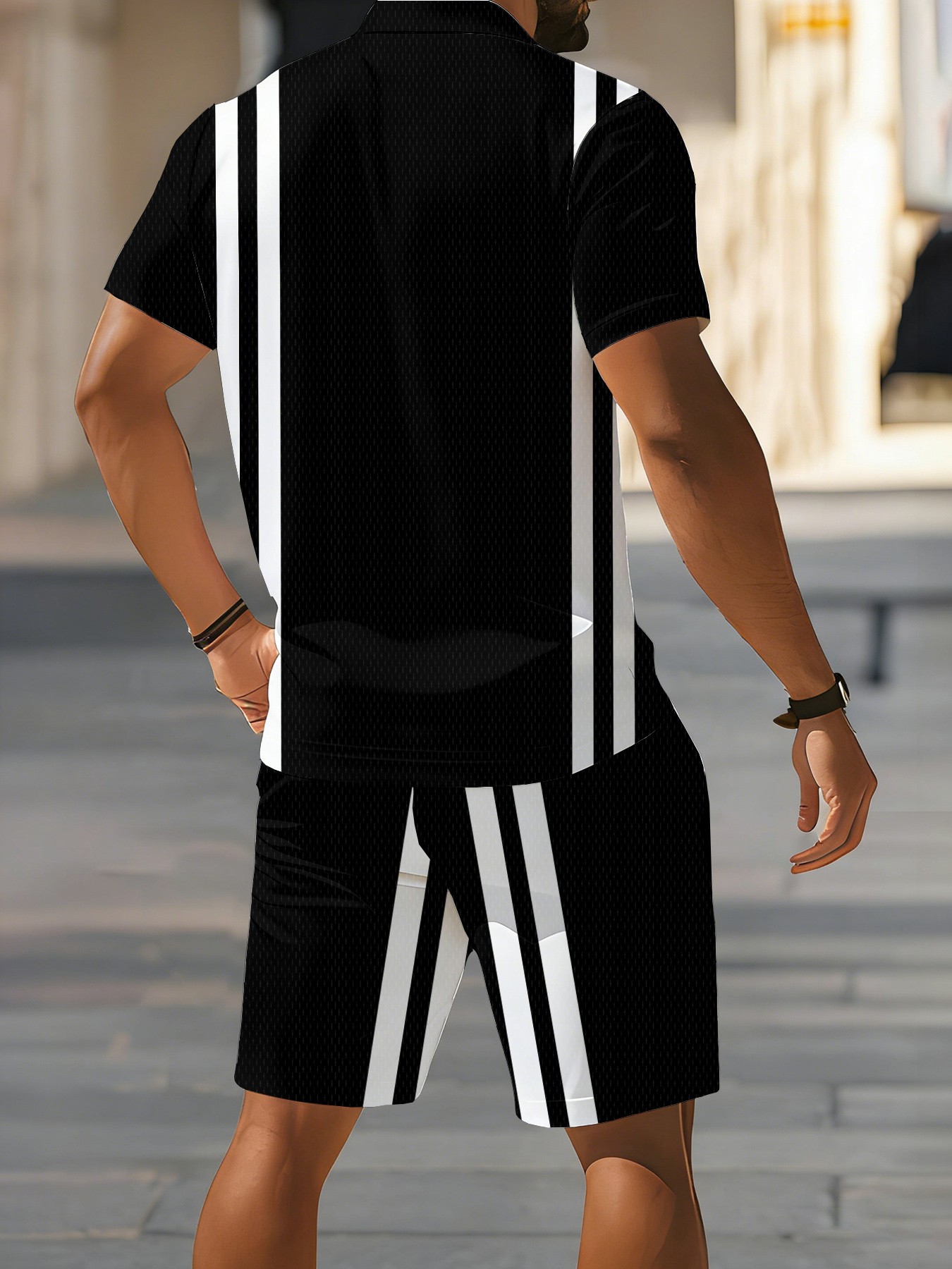 Set Kaos Polo Lengan Pendek Pr - 3D Printing Design ulasan dan harga