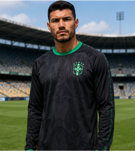 Kaos Sepak Bola Lengan Panjang - 3D Printing Design ulasan dan harga